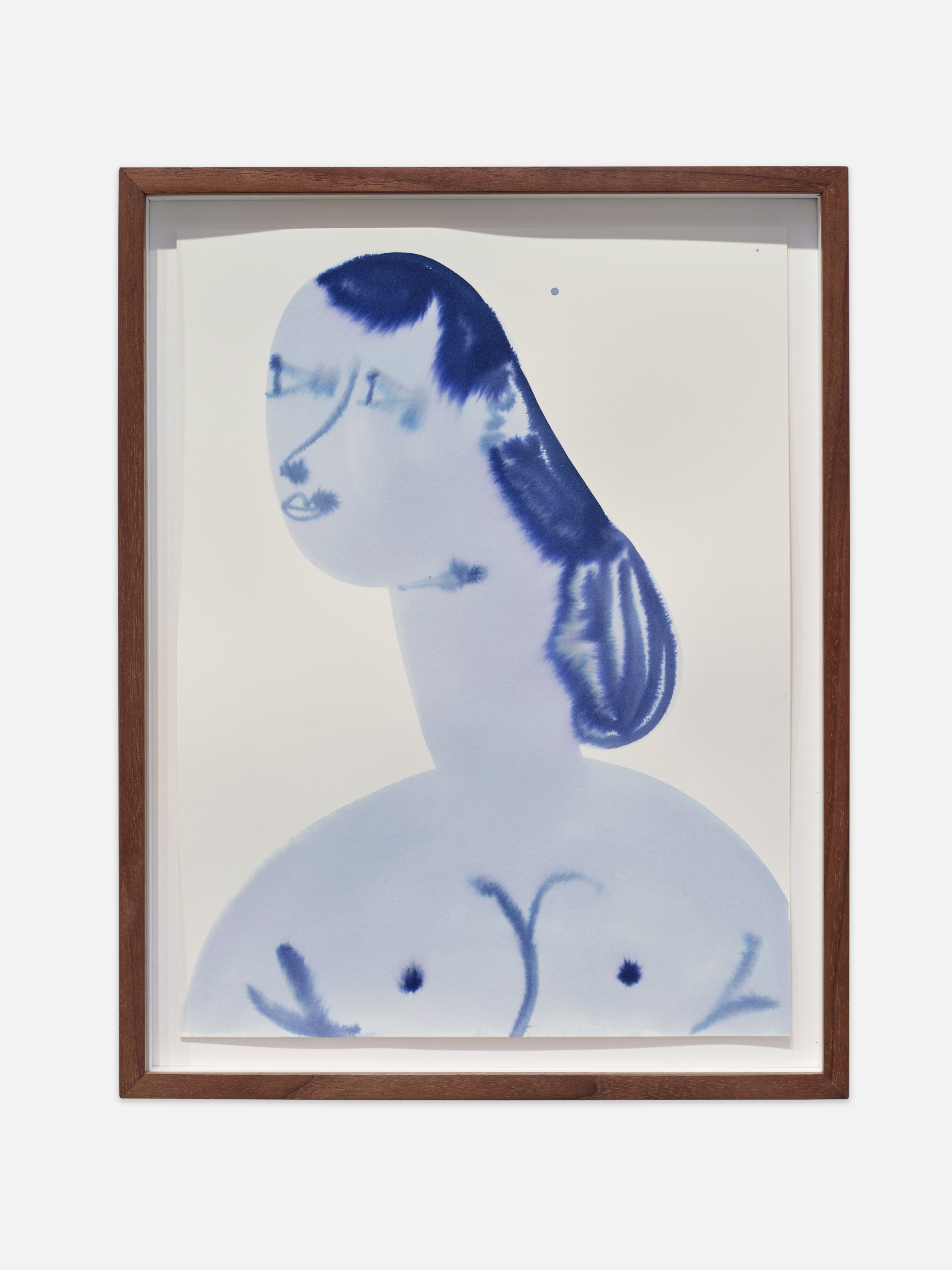 Grace Weaver, Untitled (Blue Nude), 2023